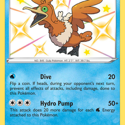 Cramorant Rare Shiny (SV030/SV122) Shining Fates Shiny Vault
