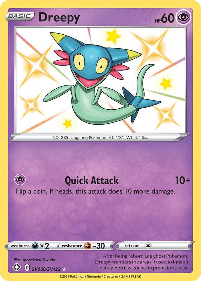 Dreepy Rare Shiny (SV060/SV122) Shining Fates Shiny Vault