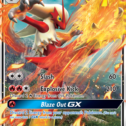 Blaziken-GX Rare Holo GX (28/168) Celestial Storm