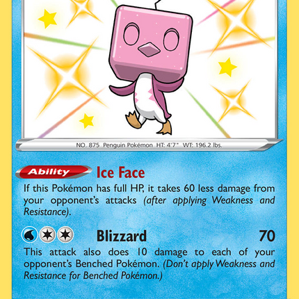 Eiscue Rare Shiny (SV035/SV122) Shining Fates Shiny Vault