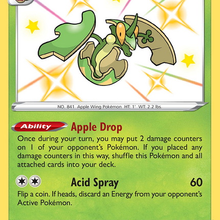 Flapple Rare Shiny (SV013/SV122) Shining Fates Shiny Vault