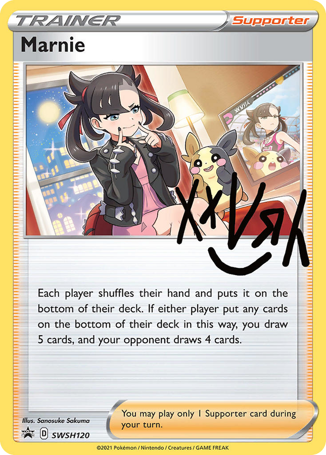 Marnie Promo (SWSH120) SWSH Black Star Promos
