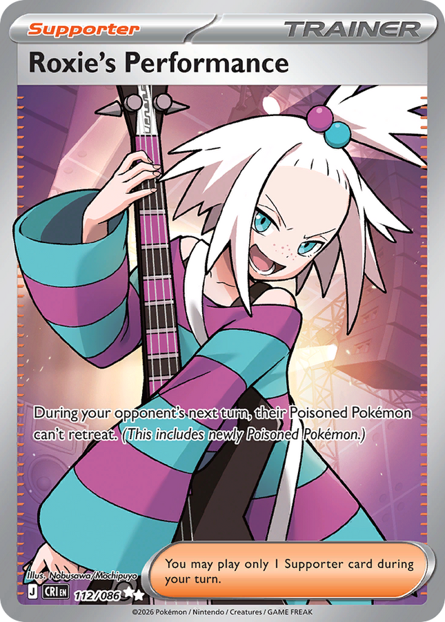 Roxie's Performance Ultra Rare (112/086) Chaos Rising