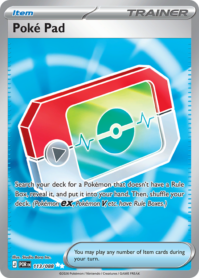 Poké Pad Ultra Rare (113/088) Perfect Order
