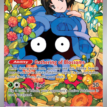 Erika's Tangela Illustration Rare (218/217) Ascended Heroes