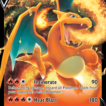 Charizard V Rare Holo V (018/159) Crown Zenith
