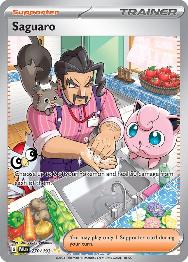 Saguaro Special Illustration Rare (270/193) Paldea Evolved