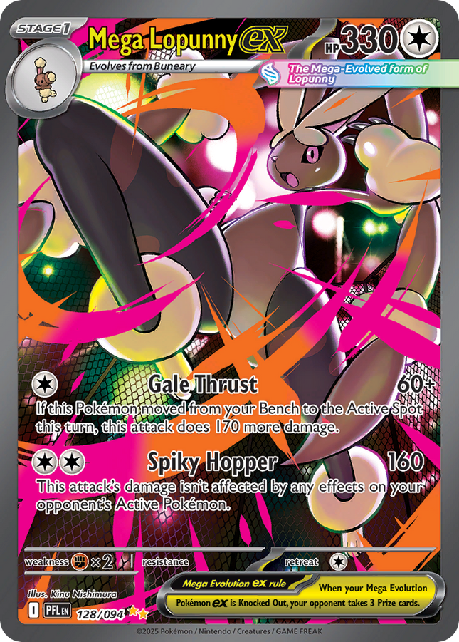 Mega Lopunny ex Special Illustration Rare (128/094) Phantasmal Flames