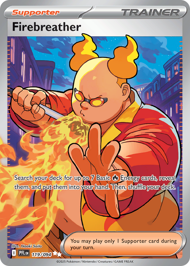 Firebreather Ultra Rare (119/094) Phantasmal Flames