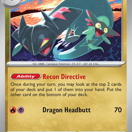 Drakloak Common (072/131) Prismatic Evolutions Master Ball Reverse Holofoil