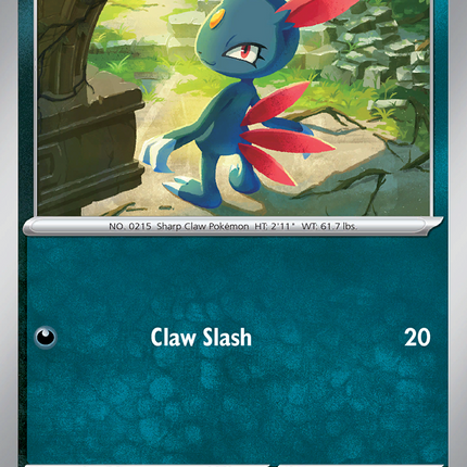 Sneasel Common (061/131) Prismatic Evolutions Poke Ball Reverse Holofoil