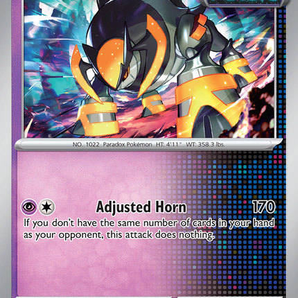Iron Boulder Rare (046/131) Prismatic Evolutions Master Ball Reverse Holofoil