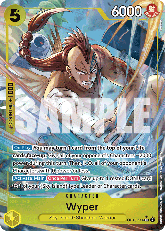 Wyper Super Rare (OP15-114) Adventure on Kami's Island Alt Art