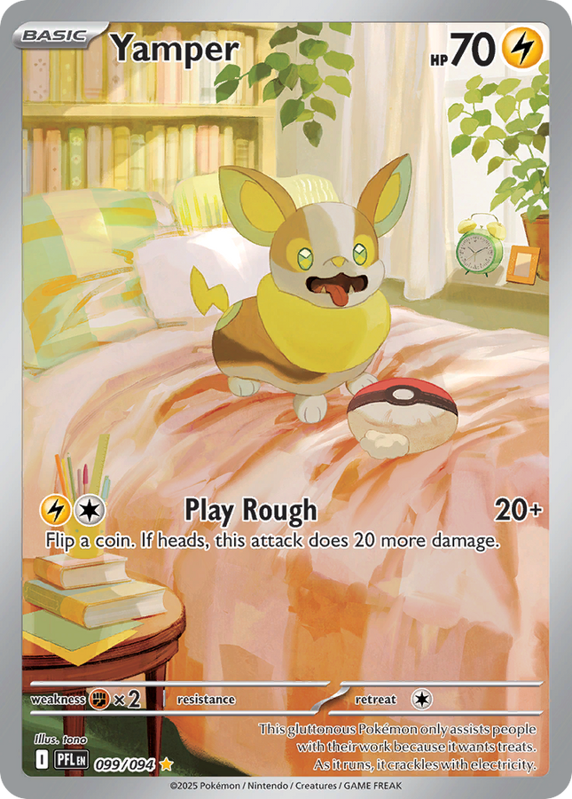 Yamper Illustration Rare (099/094) Phantasmal Flames