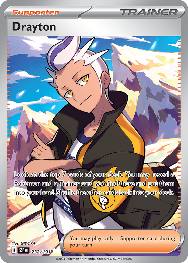 Drayton Ultra Rare (232/191) Surging Sparks