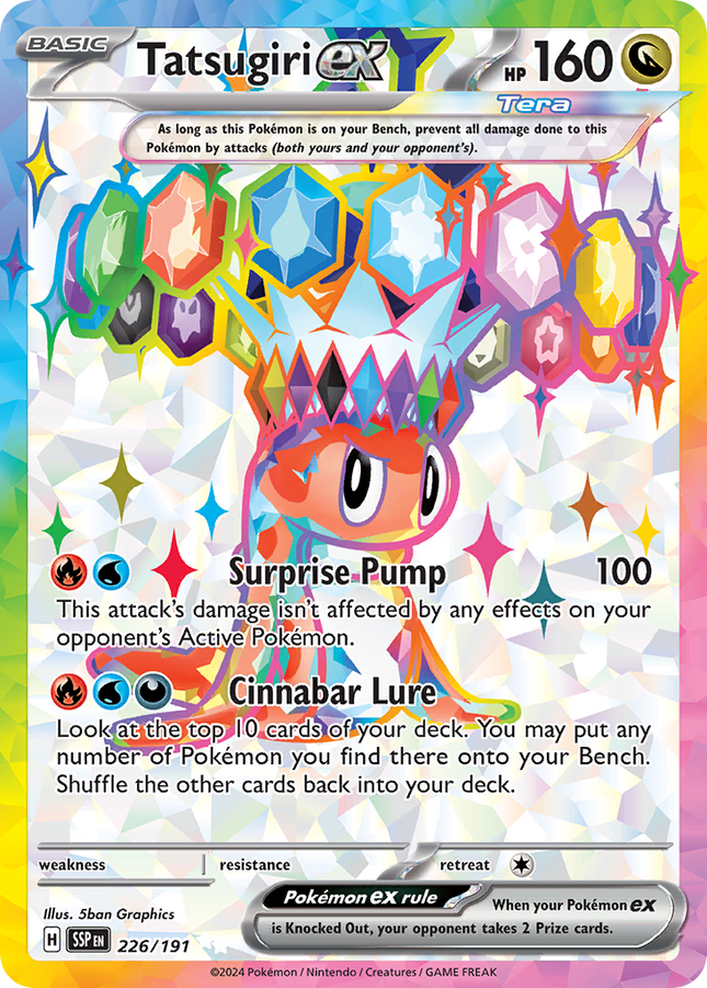 Tatsugiri ex Ultra Rare (226/191) Surging Sparks