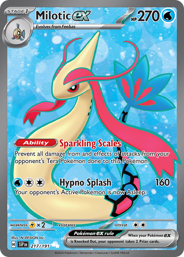 Milotic ex Ultra Rare (217/191) Surging Sparks