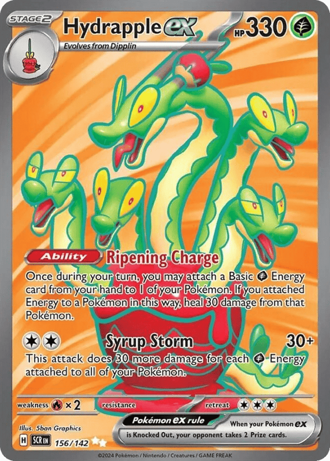 Hydrapple ex Ultra Rare (156/142) Stellar Crown