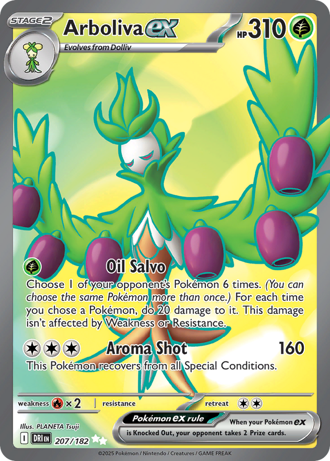 Arboliva ex Ultra Rare (207/182) Destined Rivals