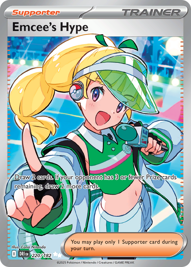 Emcee's Hype Ultra Rare (220/182) Destined Rivals