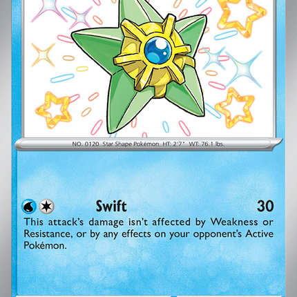 Staryu Shiny Rare (118/091) Paldean Fates