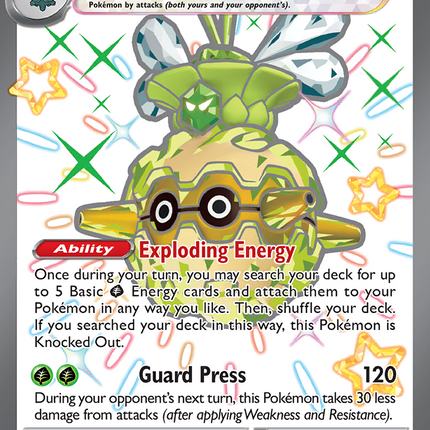 Forretress ex Shiny Ultra Rare (212/091) Paldean Fates