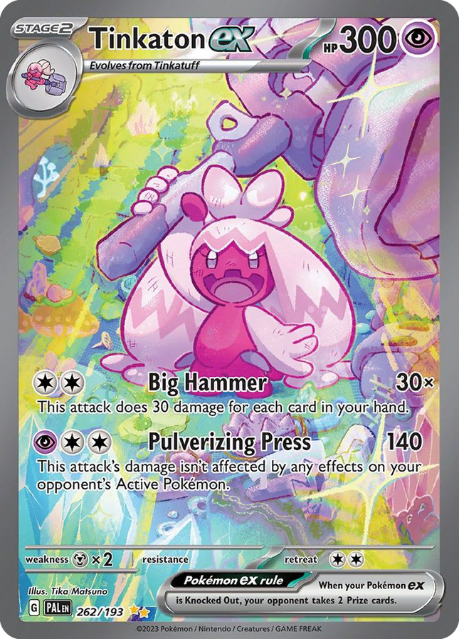 Tinkaton ex Special Illustration Rare (262/193) Paldea Evolved