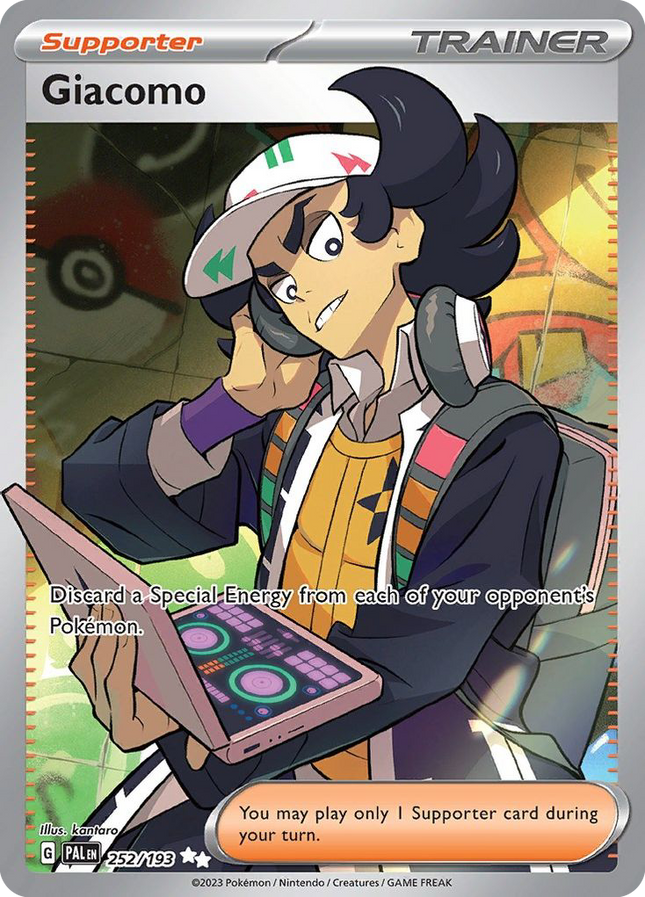 Giacomo Ultra Rare (252/193) Paldea Evolved