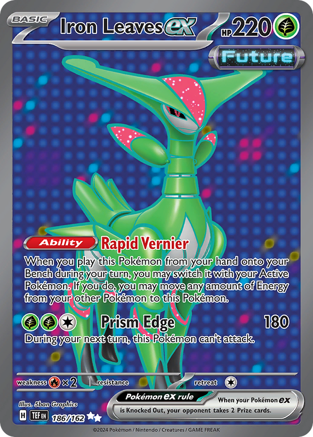 Iron Leaves ex Ultra Rare (186/162) Temporal Forces