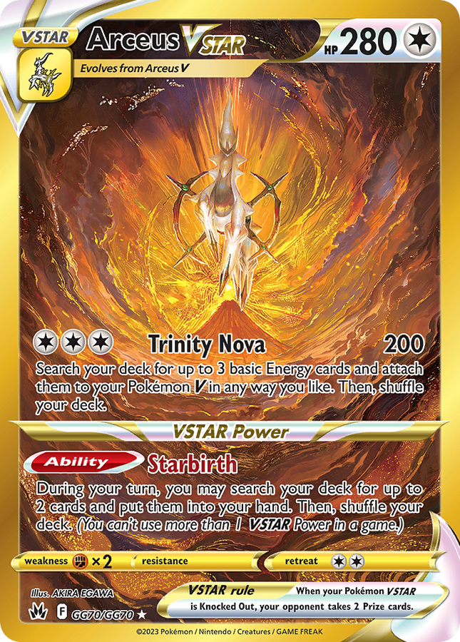 Arceus VSTAR Rare Secret (GG70/GG70) Crown Zenith Galarian Gallery