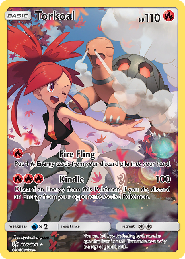 Torkoal Rare Secret (237/236) Cosmic Eclipse