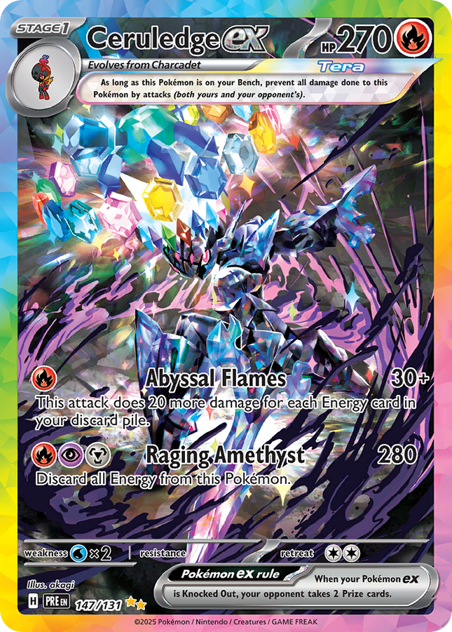 Ceruledge ex Special Illustration Rare (147/131) Prismatic Evolutions