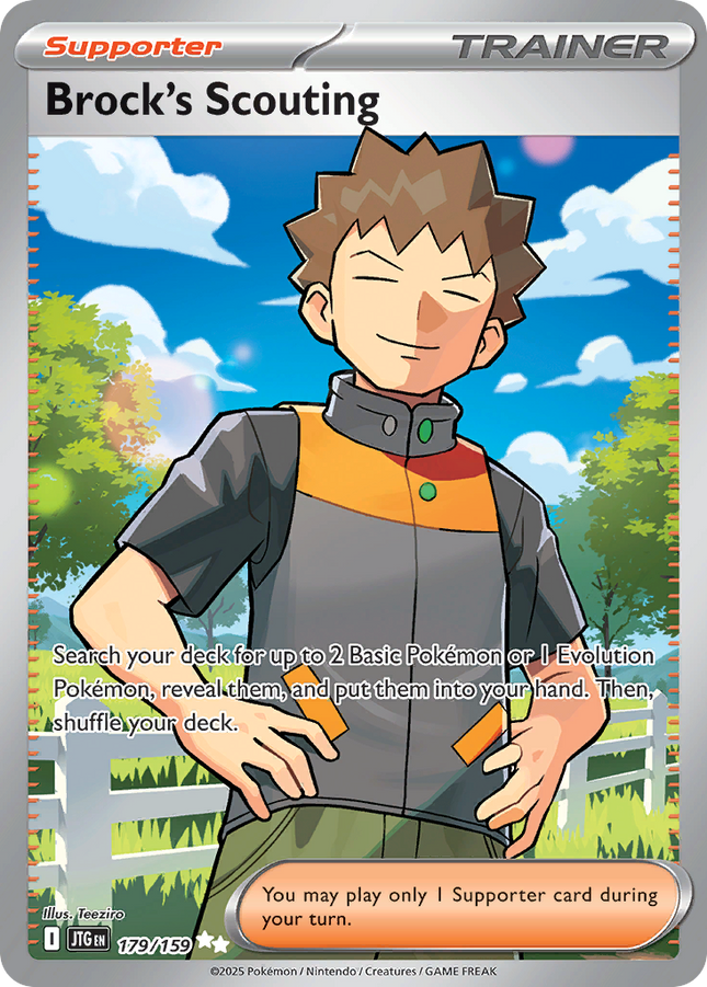 Brock's Scouting Ultra Rare (179/159) Journey Together