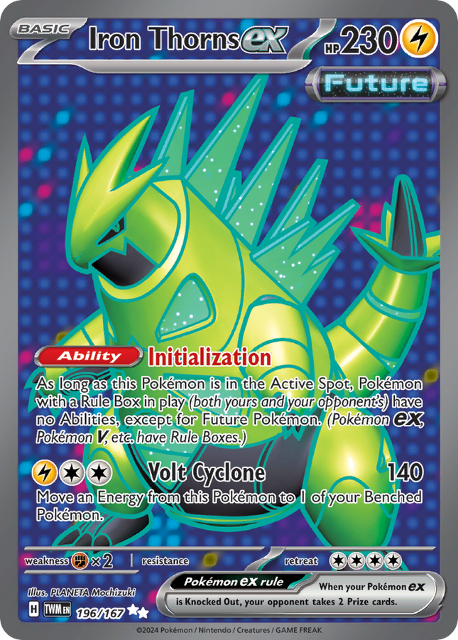Iron Thorns ex Ultra Rare (196/167) Twilight Masquerade