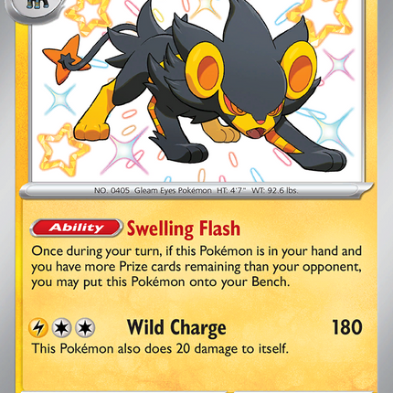 Luxray Shiny Rare (137/091) Paldean Fates
