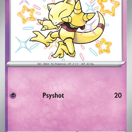 Abra Shiny Rare (148/091) Paldean Fates