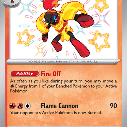 Armarouge Shiny Rare (115/091) Paldean Fates