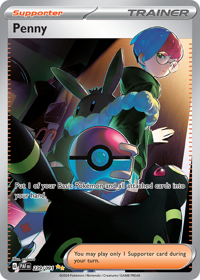 Penny Special Illustration Rare (239/091) Paldean Fates
