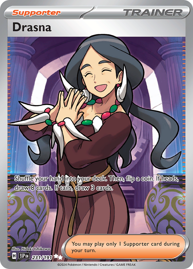 Drasna Ultra Rare (231/191) Surging Sparks