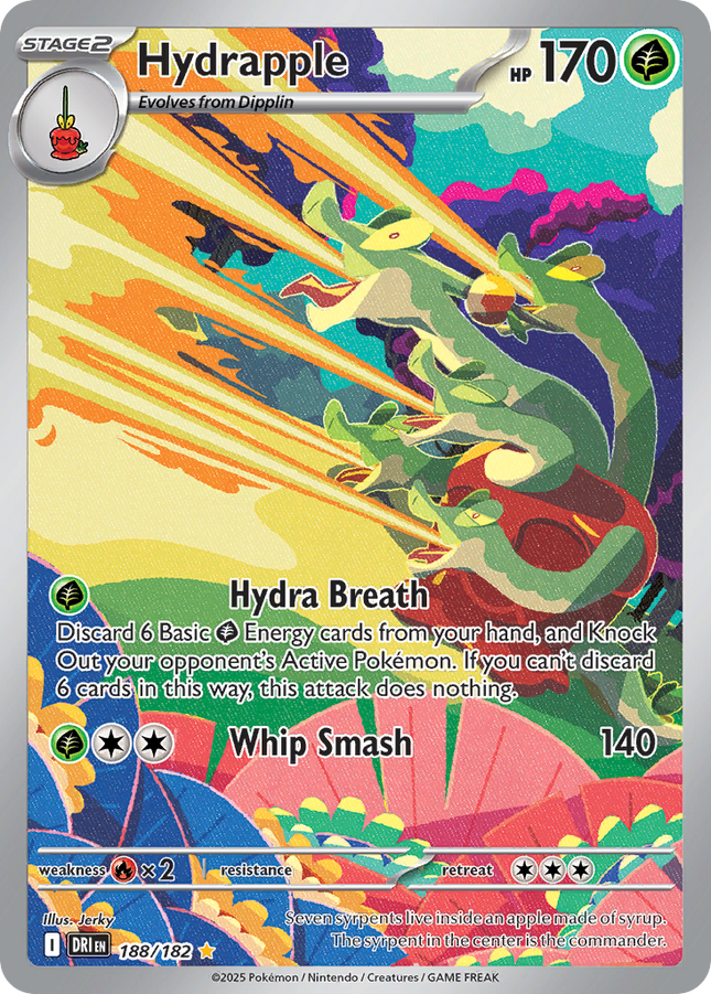 Hydrapple Illustration Rare (188/182) Destined Rivals