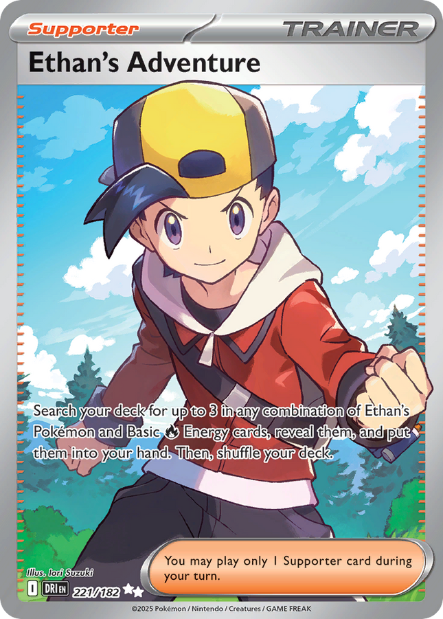 Ethan's Adventure Ultra Rare (221/182) Destined Rivals