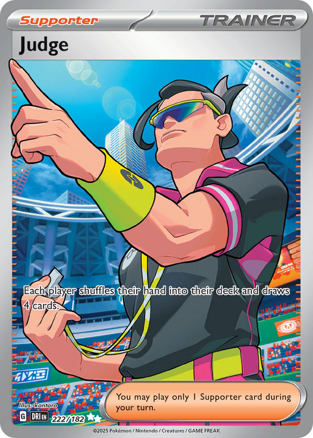 Judge Ultra Rare (222/182) Destined Rivals