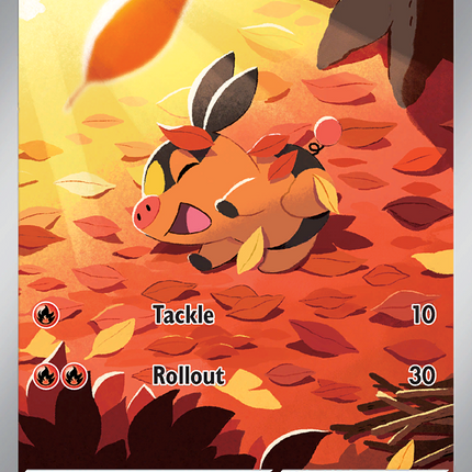 Tepig Illustration Rare (096/086) White Flare