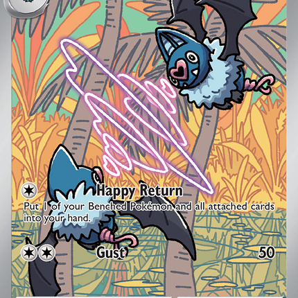 Swoobat Illustration Rare (120/086) White Flare