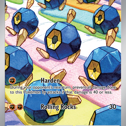 Roggenrola Illustration Rare (127/086) White Flare