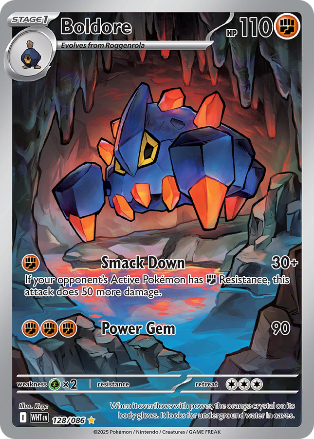Boldore Illustration Rare (128/086) White Flare