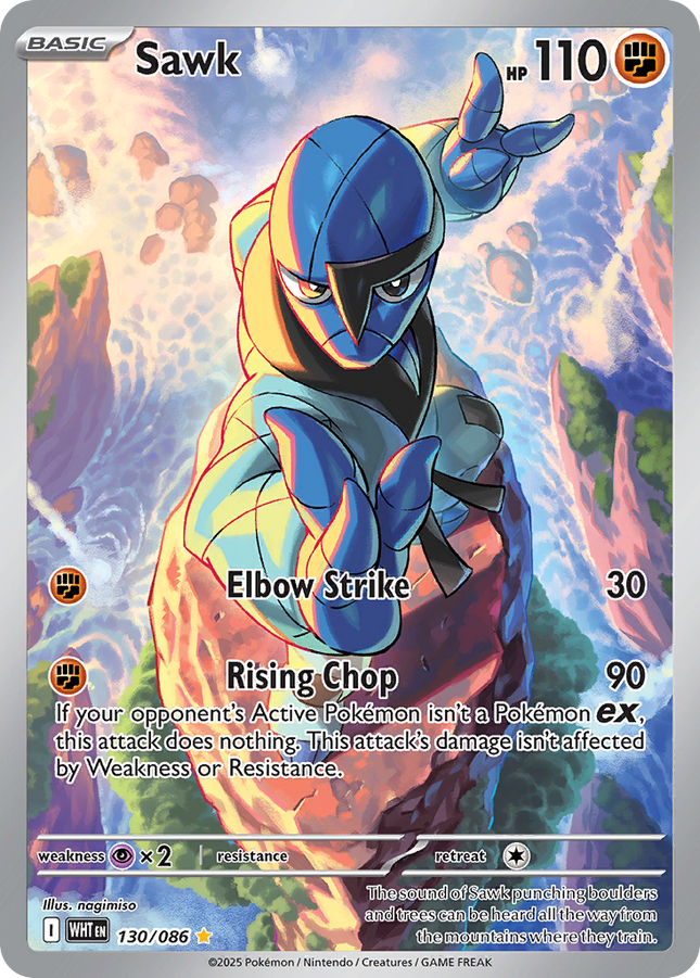 Sawk Illustration Rare (130/086) White Flare