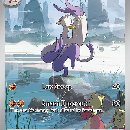 Mienshao Illustration Rare (134/086) White Flare