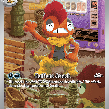 Scrafty Illustration Rare (139/086) White Flare
