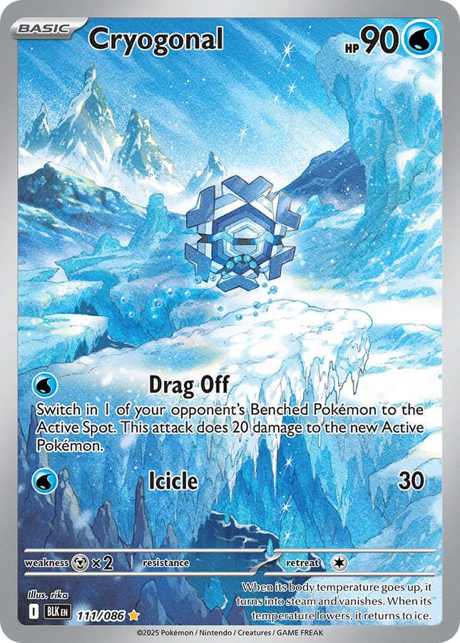 Cryogonal Illustration Rare (111/086) Black Bolt